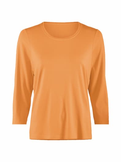 Viskose-Shirt 3/4 Arm Safran