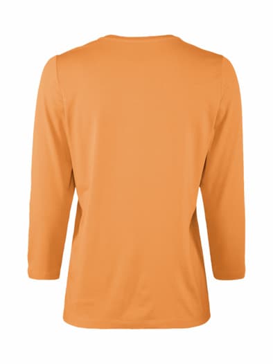 Viskose-Shirt 3/4 Arm Safran