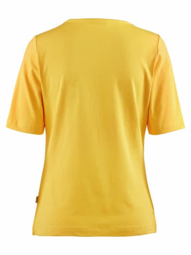 Baumwoll-Shirt Aloe vera Gelb