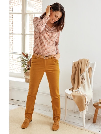 Langarmshirt Kuschelweich Beige