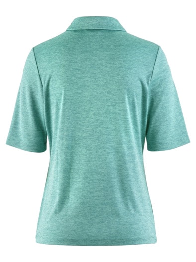 Extrafrisch-Polo Melange Lagune meliert