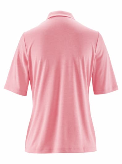 Extrafrisch-Polo Melange Koralle meliert