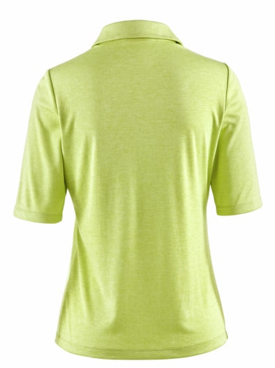 Extrafrisch-Polo Melange Limette meliert