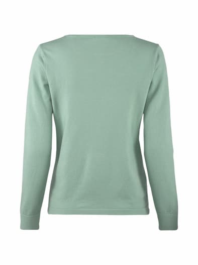 Pullover 3D Optik Salbei