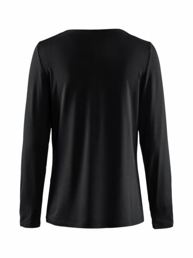 Jersey Shirt Schmucksteine Schwarz