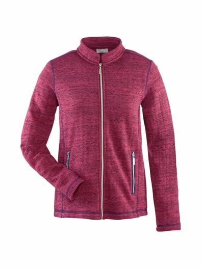 Strickfleecejacke Beere