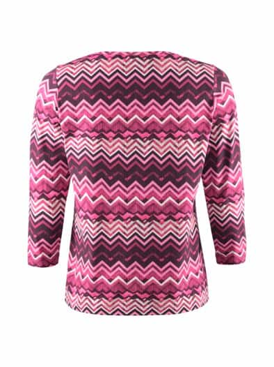 Rabe Sweatshirt Zickzack Multicolor