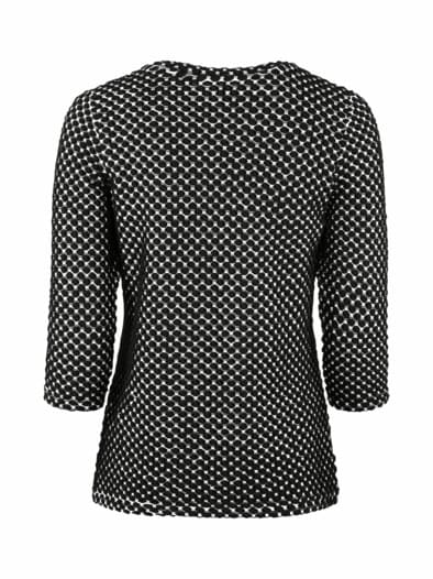 Maritim Shirt Schwarz-Weiß
