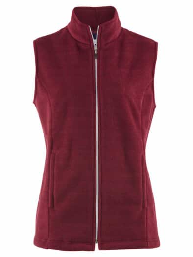 Fleeceweste Extraleicht Bordeaux