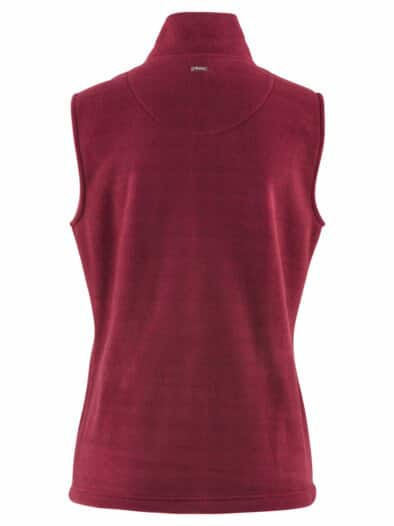 Fleeceweste Extraleicht Bordeaux