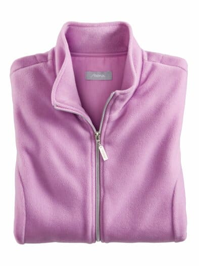 Fleeceweste kuschelwarm Flieder