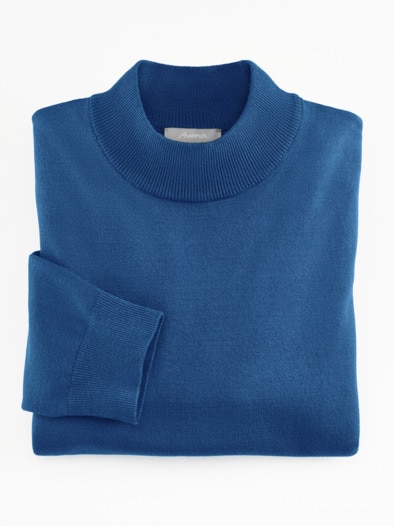 Stehkragen-Pullover Supersoft Royal-Blau