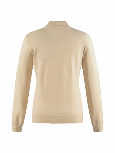 Stehkragen-Pullover Supersoft Hellbeige