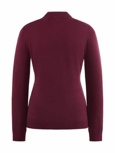 Stehkragen-Pullover Supersoft Bordeaux