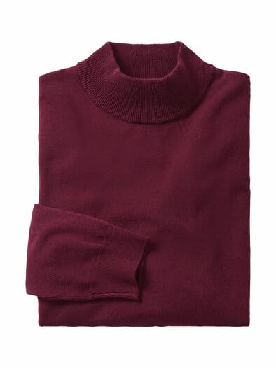 Stehkragen-Pullover Supersoft Bordeaux