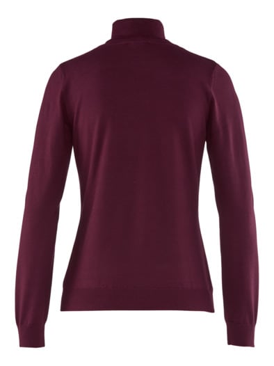 Rollkragen-Pullover Supersoft Bordeaux