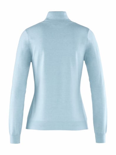 Rollkragen-Pullover Supersoft Hellblau