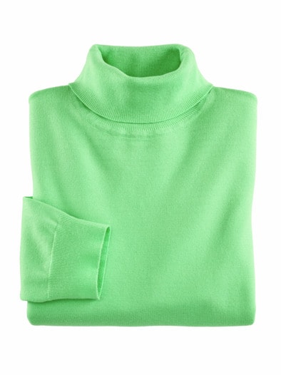 Rollkragen-Pullover Supersoft Mintgrün