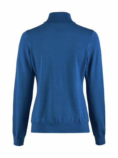 Rollkragen-Pullover Supersoft Royal-Blau