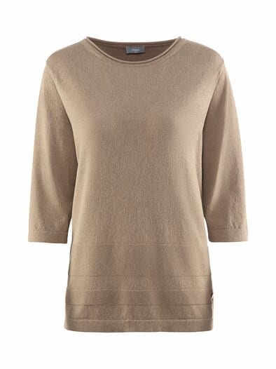Viskose Pullover kühlend Taupe