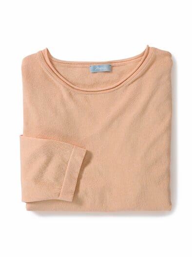 Viskose Pullover kühlend Pfirsich