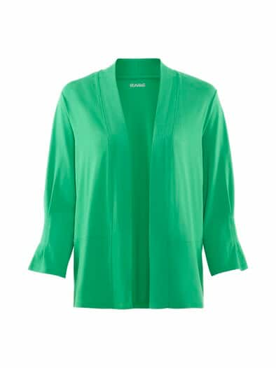 Rabe offener Cardigan mit 3/4 Arm Pistazie