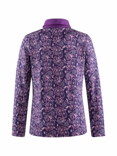 Baumwoll-Poloshirt Everyday Violett gem.