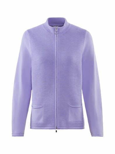 Rabe Strickjacke relax Flieder