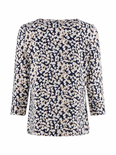 Rabe Jersey-Shirt Herzchen Multicolor