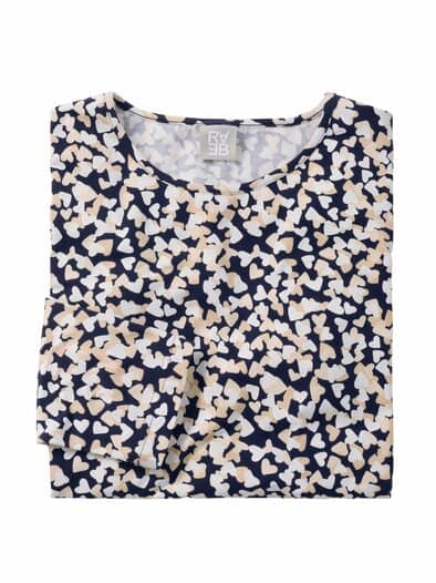 Rabe Jersey-Shirt Herzchen Multicolor