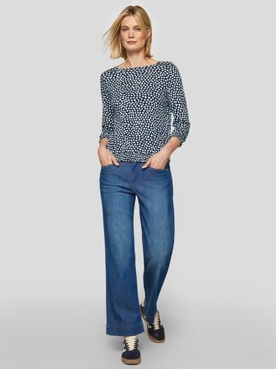 Rabe Blusenshirt liebevoll Marine