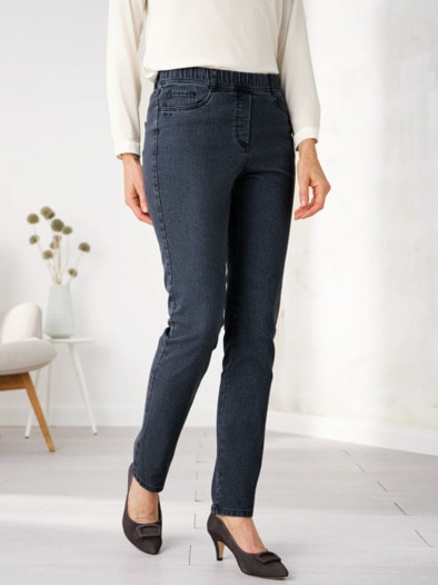 Schlupf-Jeans Extra-Stretch Dark Blue