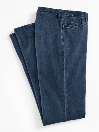 Komfortbund-Bequemjeans Mid Blue