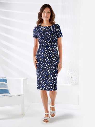 Freizeitkleid Tupfen Freizeitkleid Tupfen