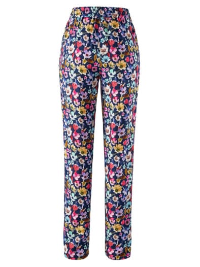 Bequemb.-Schlupfhose Summerfeeling Blau gemustert