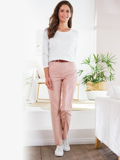 Flexbundhose Sommerstreifen Rose