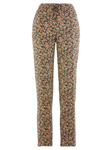 Klimasoft-Schlupfbundhose Blüten Orange geblümt