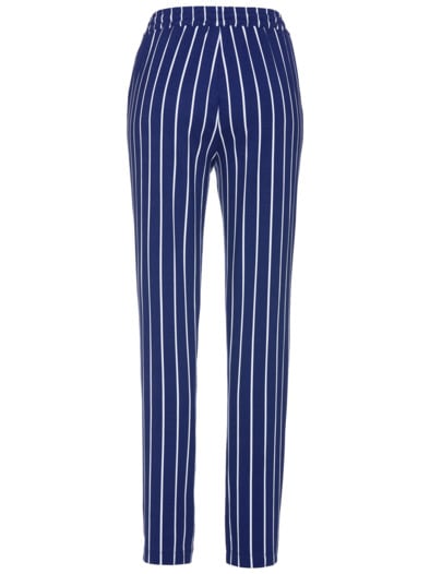 Klimasoft-Jersey-Schlupfhose Marine gestreift