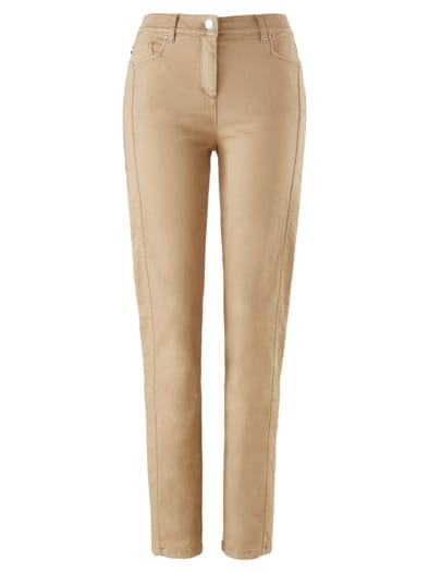 Macht-mich-schlank-Jeans Beige
