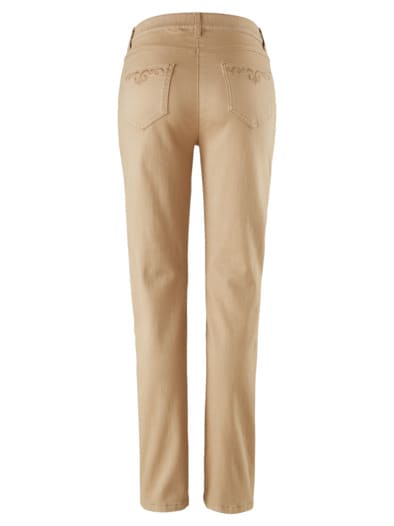 Macht-mich-schlank-Jeans Beige