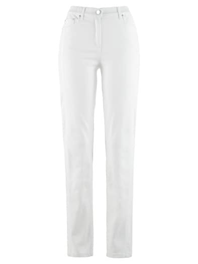 Macht-mich-schlank-Jeans Weiß