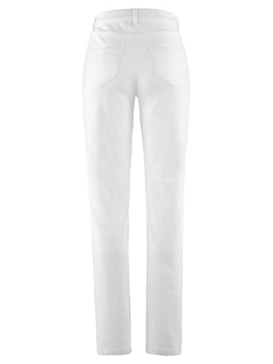 Macht-mich-schlank-Jeans Weiß
