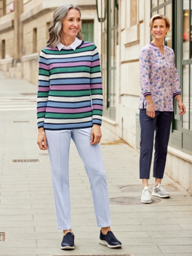 Schlupfbundhose Perfekt-in-Form Hellblau