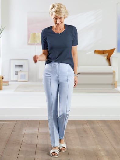 Schlupfbundhose Perfekt-in-Form Hellblau