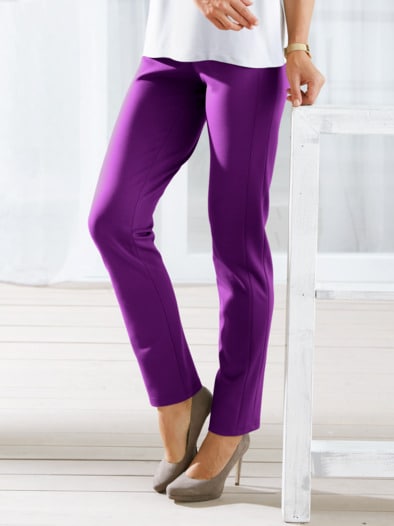 City-Komfort-Schlupfhose Aubergine