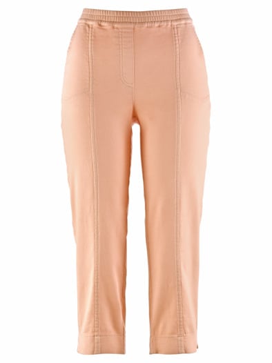Capri-Schlupfbund Reisehose Apricot