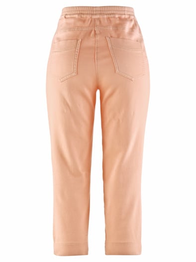 Capri-Schlupfbund Reisehose Apricot