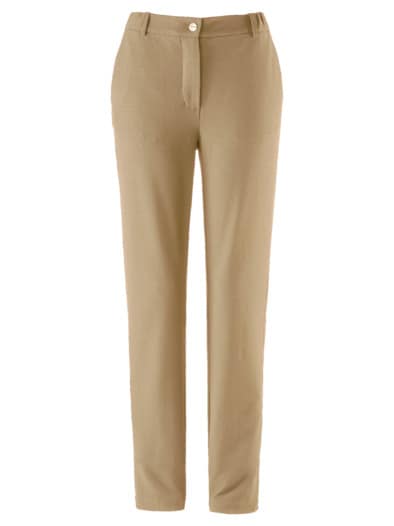 Bequembundhose Diagonal-Stretch Beige