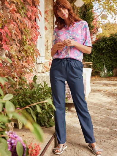 Baumwollhose Extraleicht Dark Blue