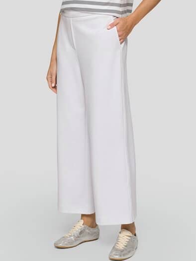 Rabe Culotte-Stretch-Hose Ecru